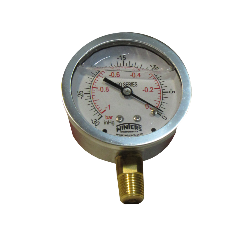 vacuometro con glicerina