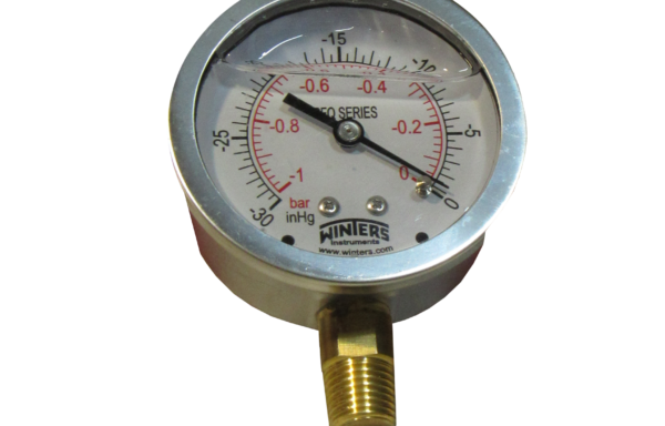 Vacuómetro con Glicerina para Sistemas de Ordeño