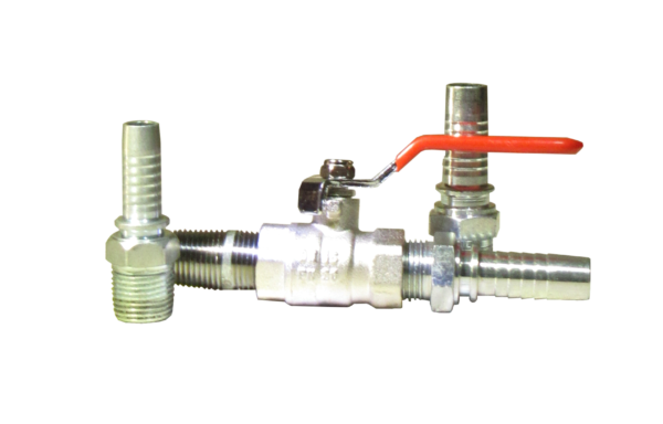 Llave y Racores de Acero para Vacío y Pulsación